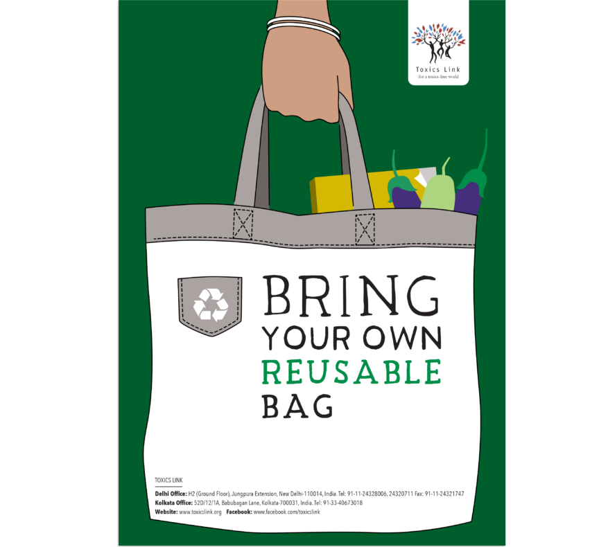 Toxics Link Plastic Ban Poster Back